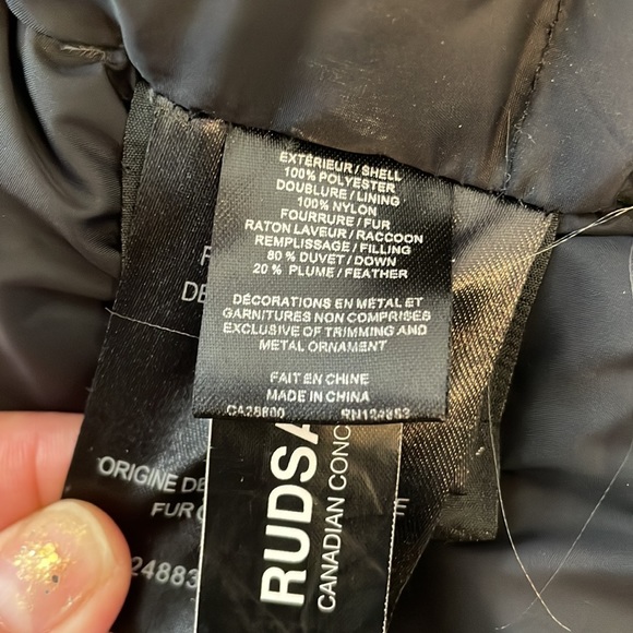 Rudsak down jacket - Picture 4 of 9